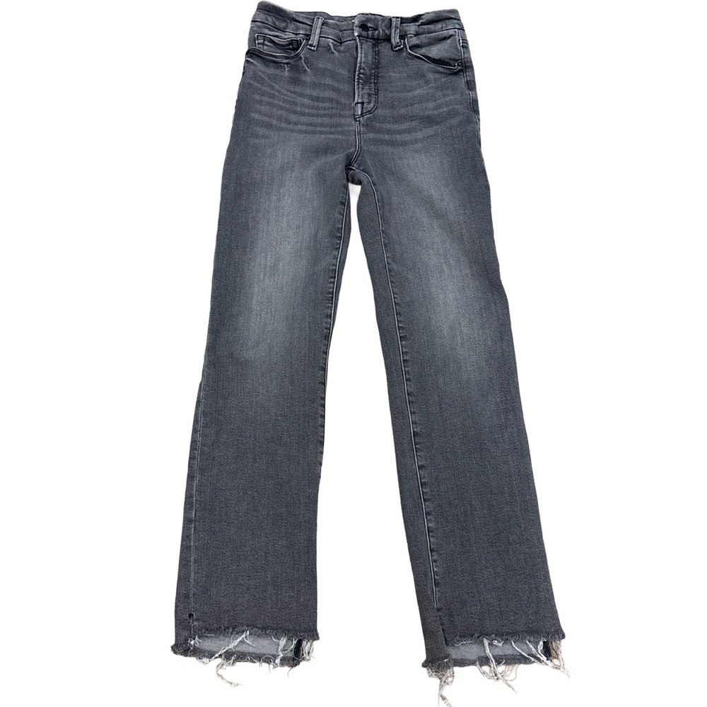 Good American Charcoal Jeans. Size 2